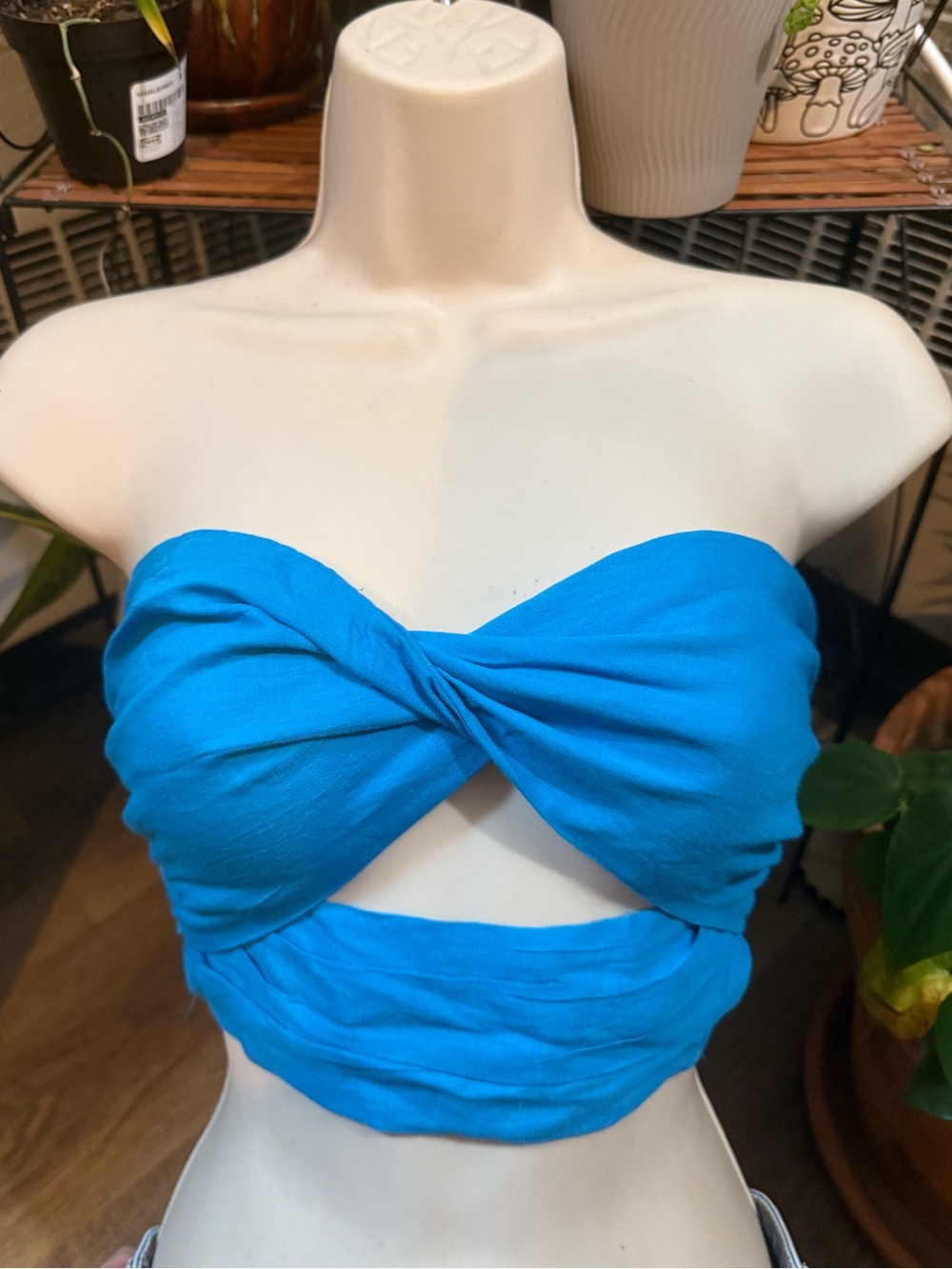 NWOT Princess Polly Twisted Crop Top